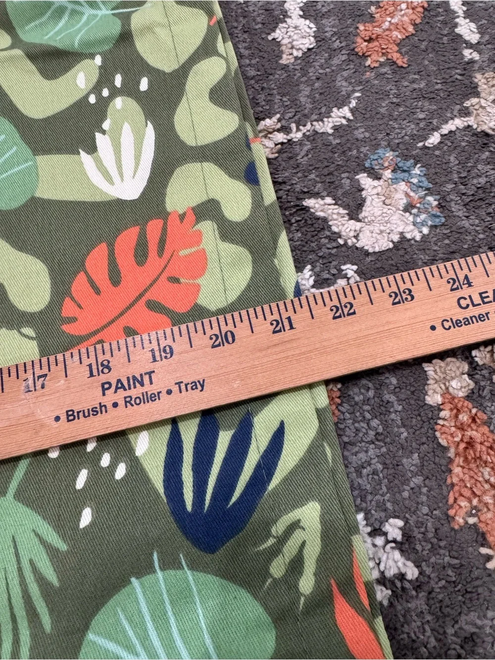 One Panel Dinosaur Footprints Blackout & Lined Curtain Panel‎ 42x72